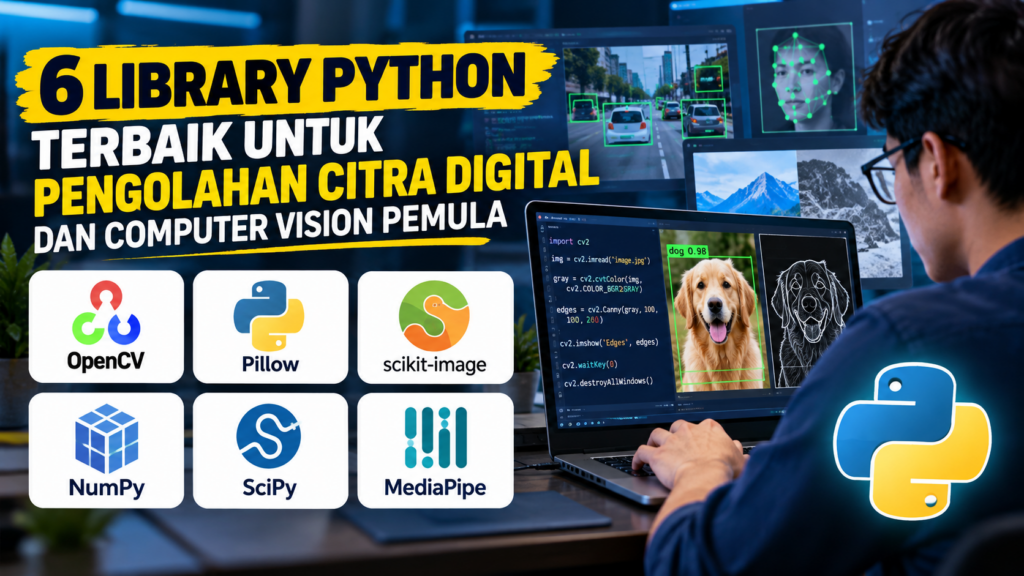 6 Library Python Terbaik untuk Pengolahan Citra Digital dan Computer Vision Pemula
