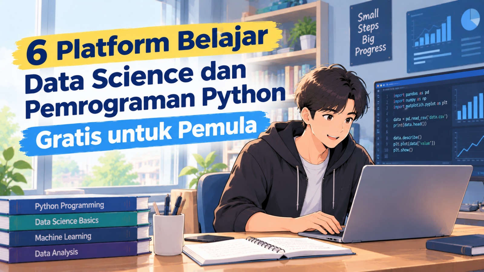 platform belajar data science dan pemrogramana python