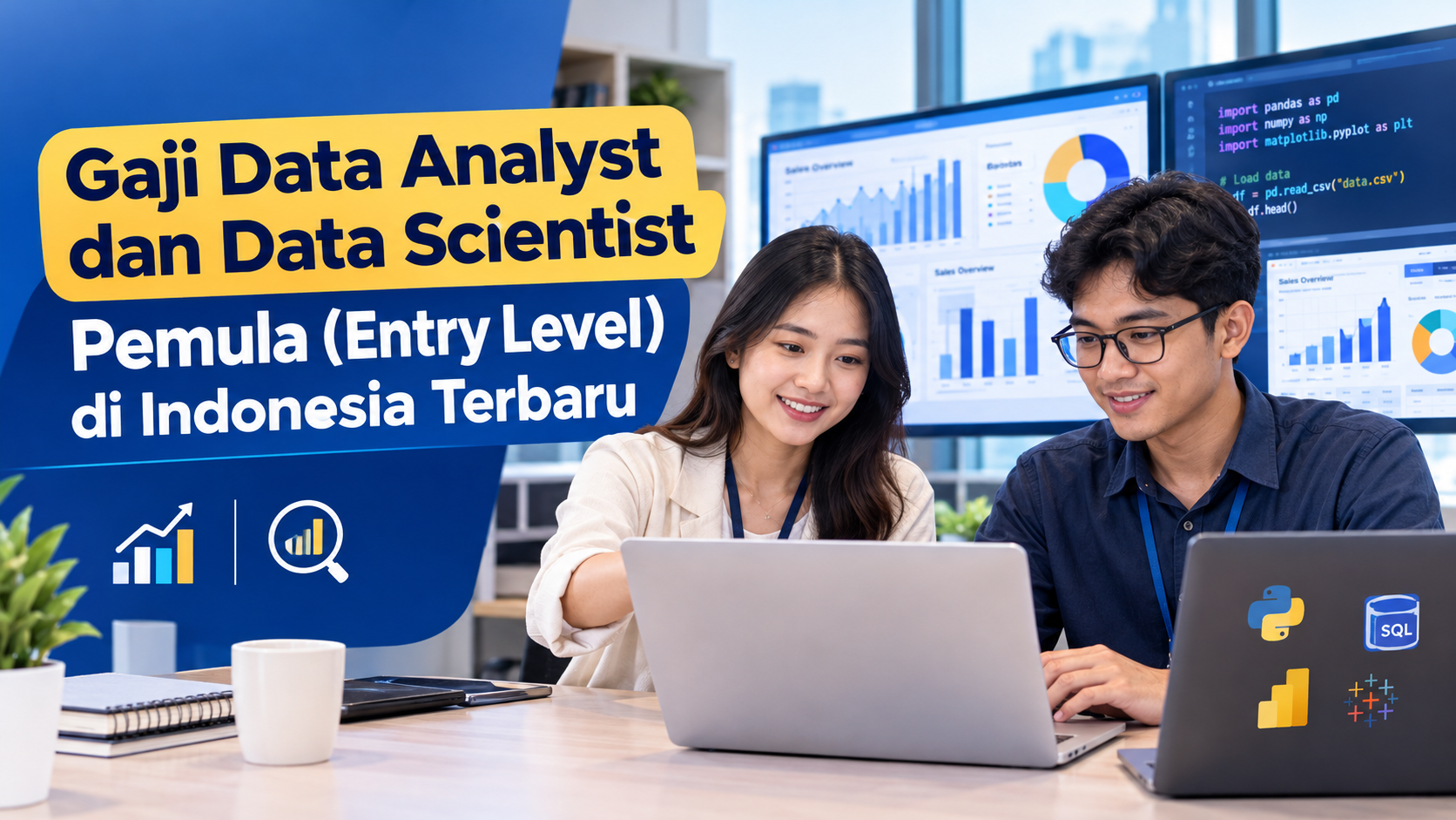 Gaji Data Analyst dan Data Scientist Pemula (Entry Level) di Indonesia Terbaru